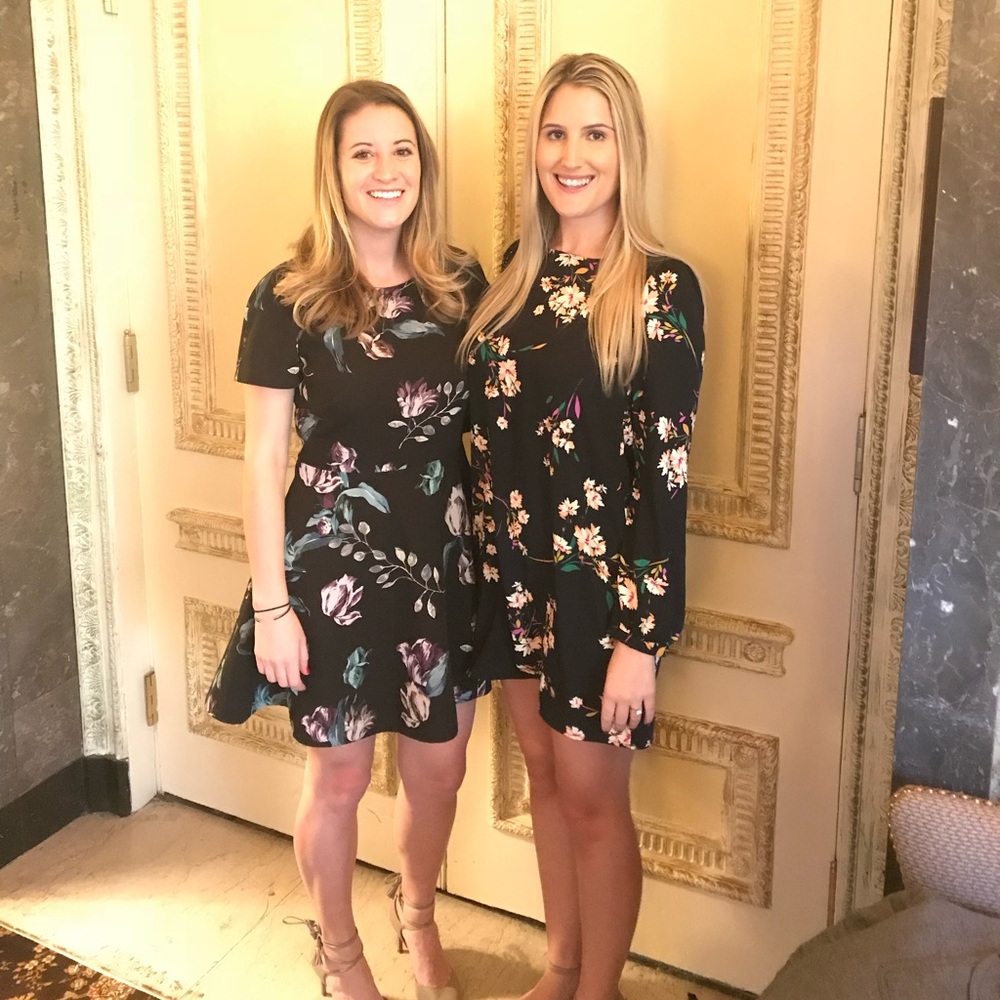 Lulus long sleeve floral dress